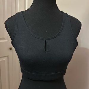 Fabletics, black, sports bra, high support